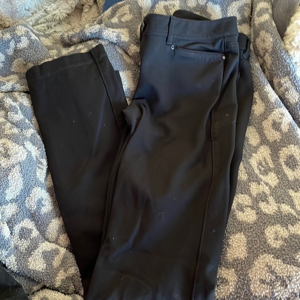 Black and white pants